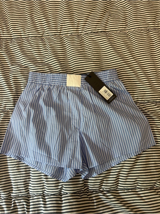 Lioness Pants - Lioness NWT Blue Striped Shorts XS